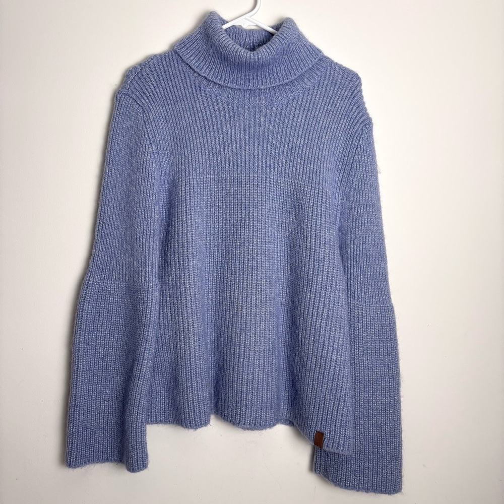 Holebrook Tove Rollneck Sweater Turtleneck Periwinkle Knit Women’s M Medium